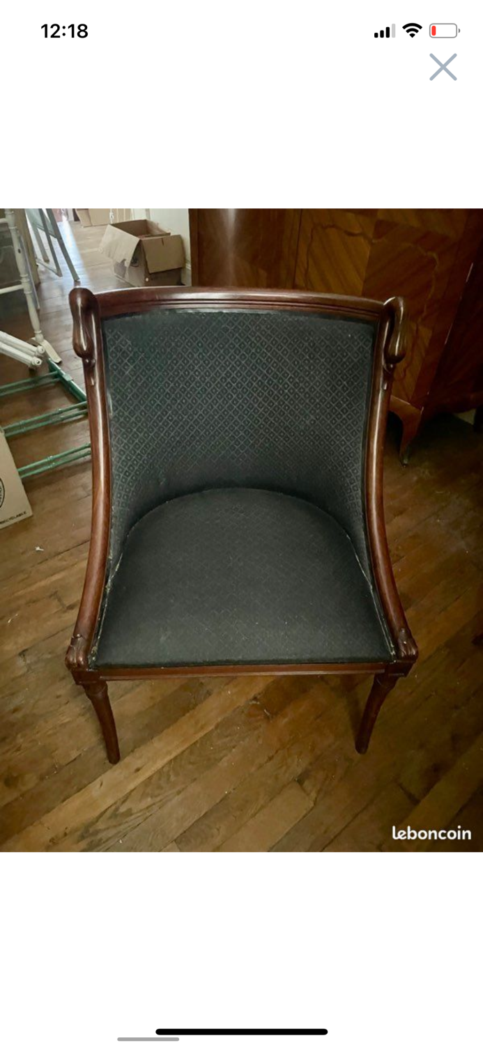 Fauteuil col cygne