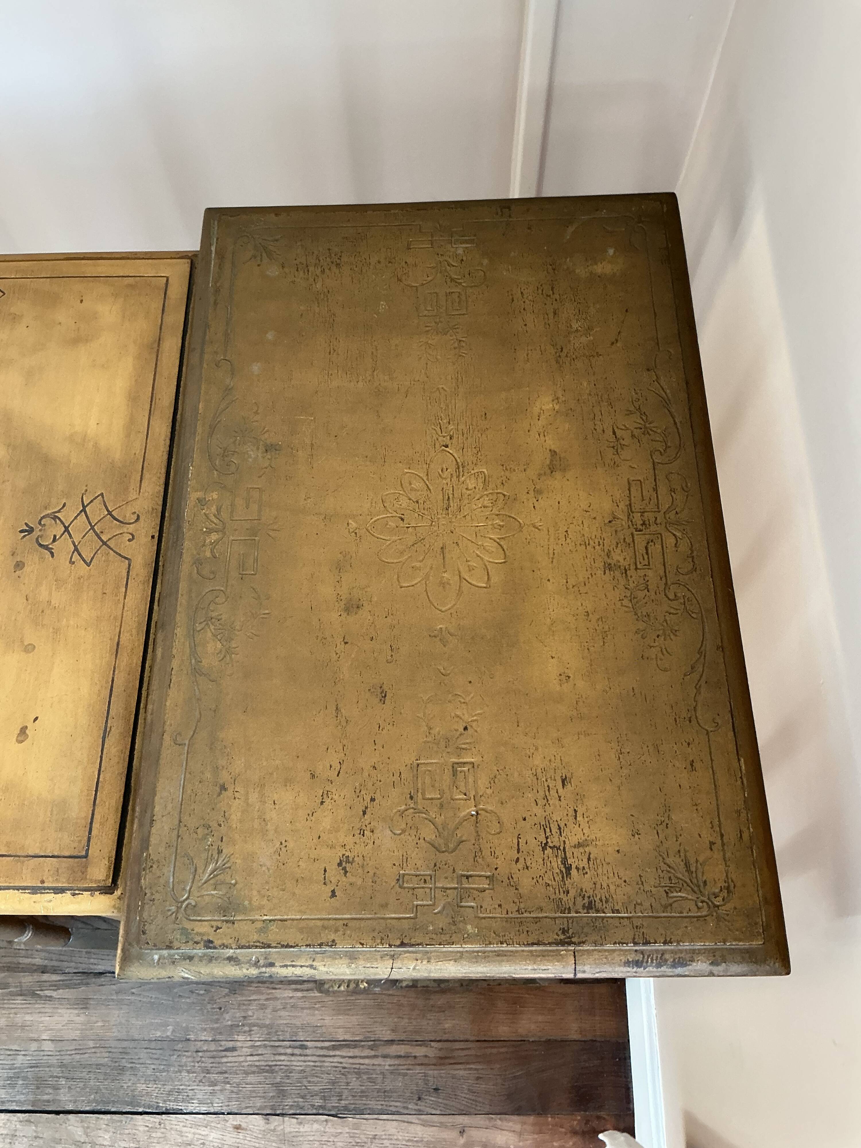 Vintage nesting tables - set of 4 - antique