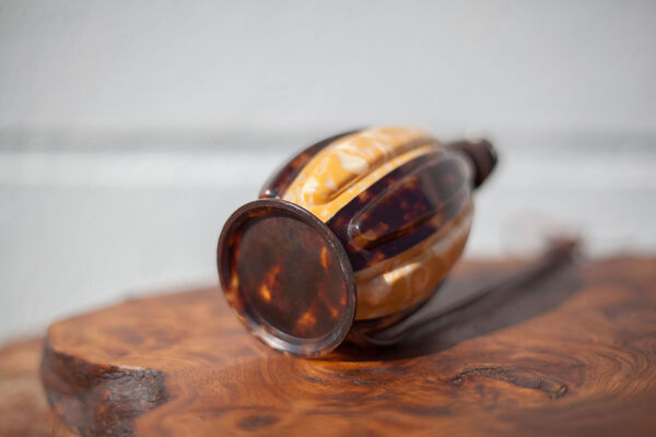 Pied de lampe art déco style écaille de tortue