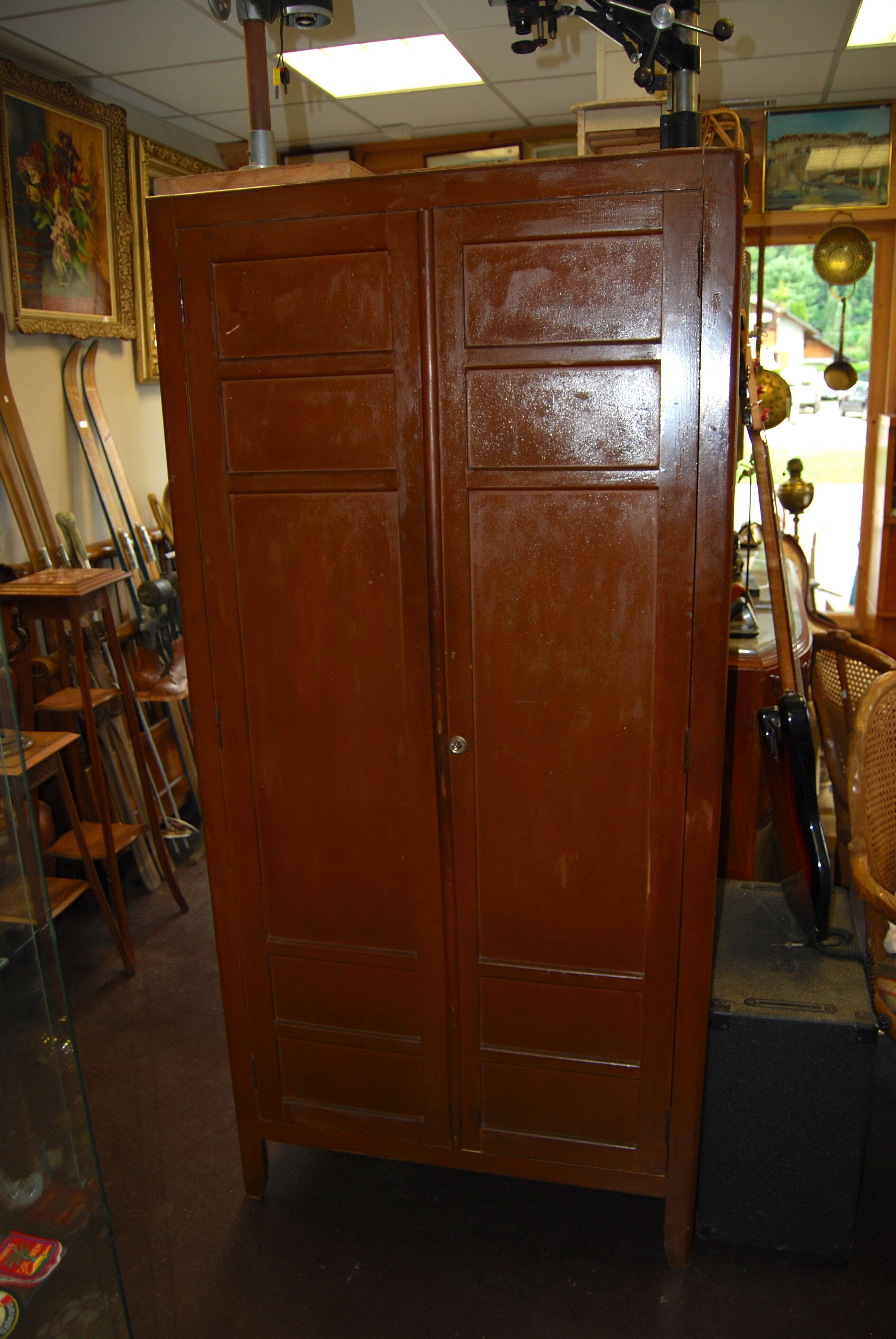 Parisian wardrobe with closet