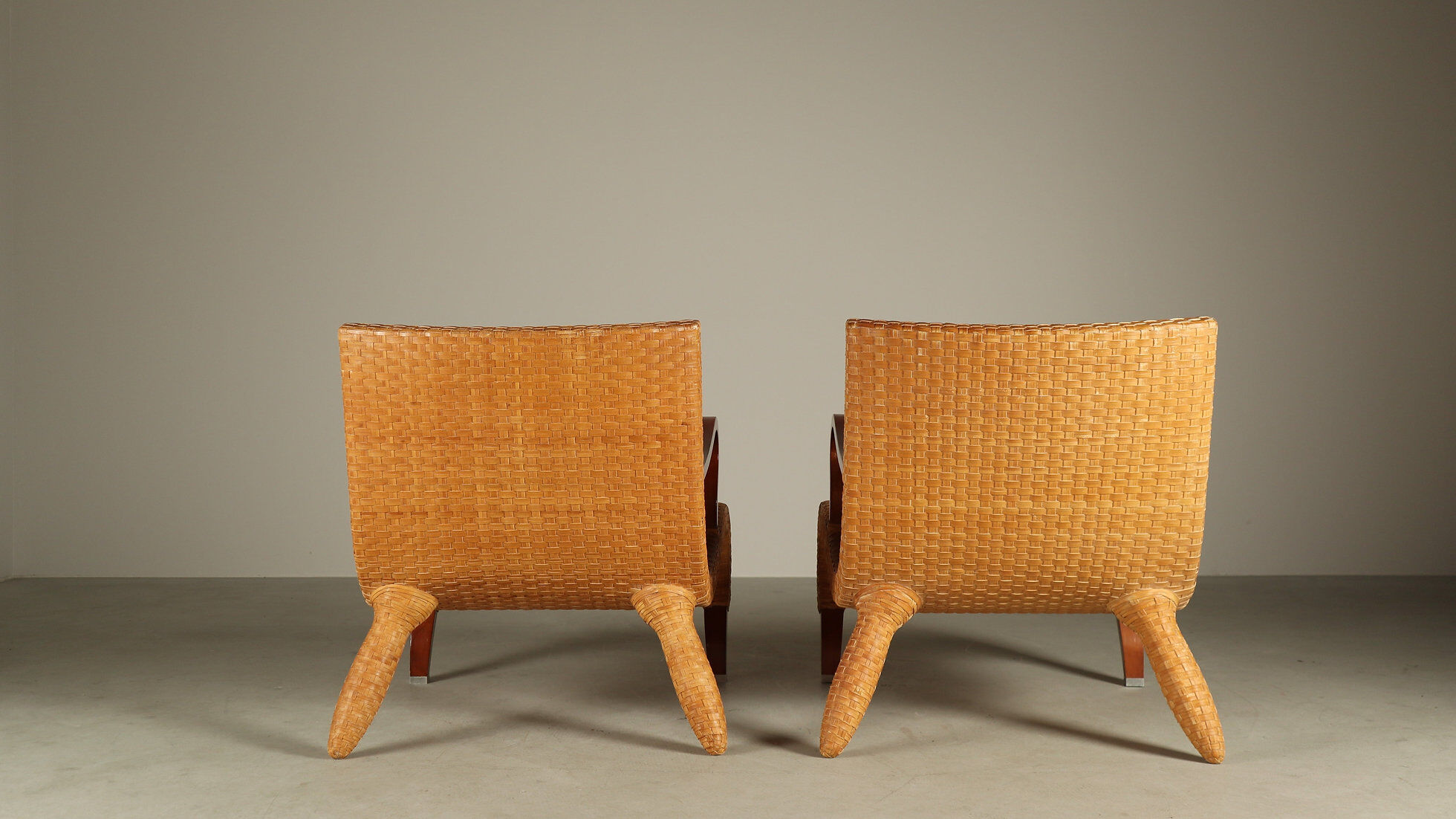 Set of two Antonio Citterio lounge chairs, B&B Italia 1993