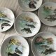 6 plates and 1 fish dish in Limoges porcelain. Freshwater Fish Patterns Service