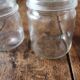 Lot 2 Jars The Best Clear Glass 1 L - 0.75 L