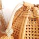 Wicker flower hanging