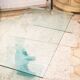 Twisted glass coffee table Italy 70