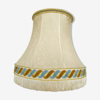 Vintage fringed pagoda lampshade