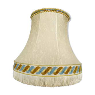 Vintage fringed pagoda lampshade