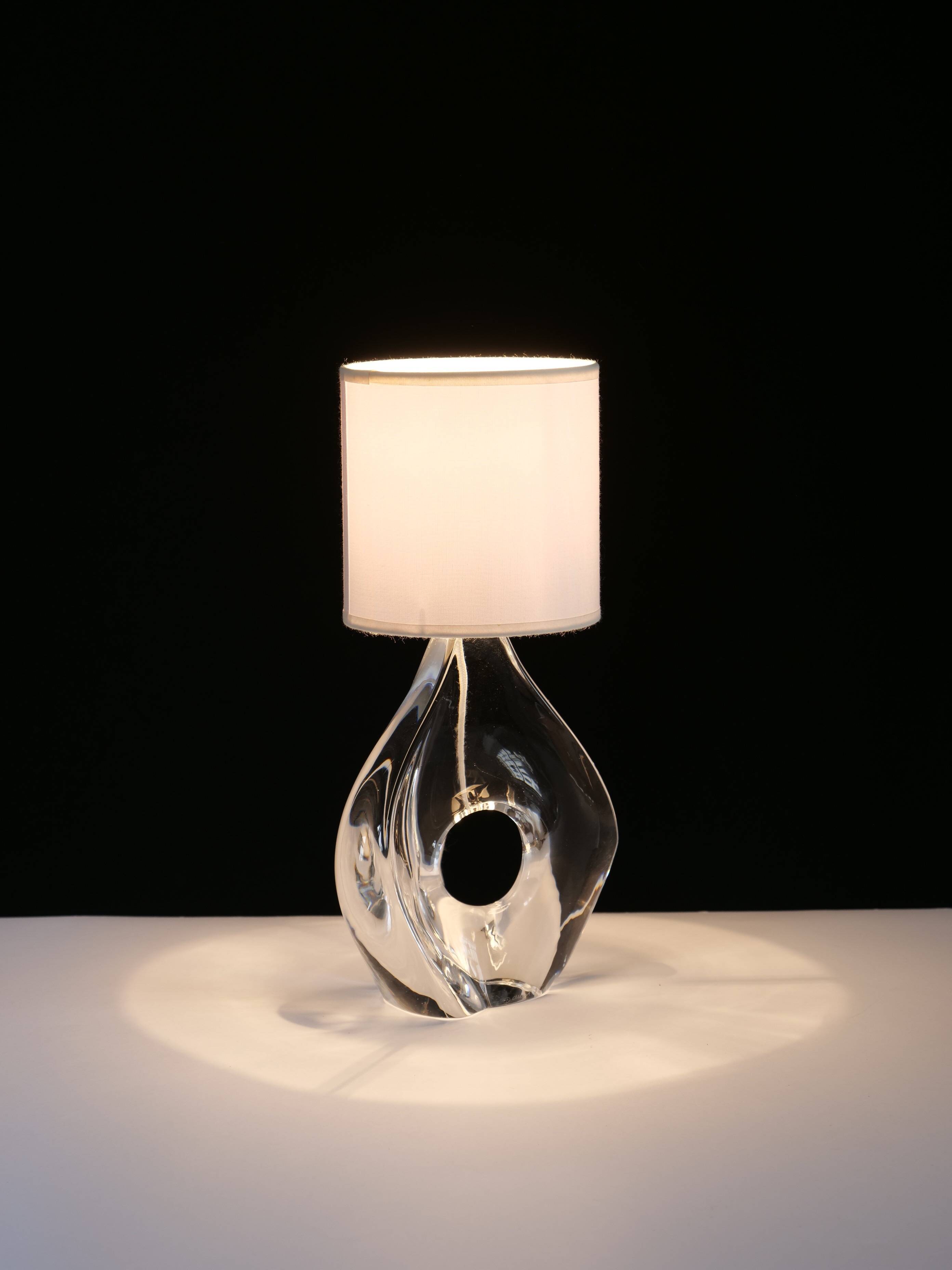 Crystal bedside lamp from daum france