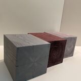 Stools made of solid Mèléze wood