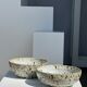 Duo of speckled ceramic bowls