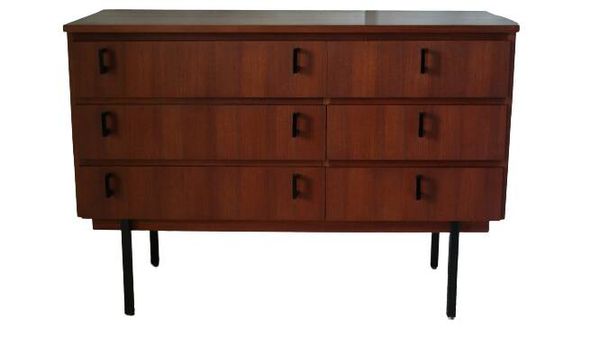 Commode coiffeuse Danoise en teck vintage 1960