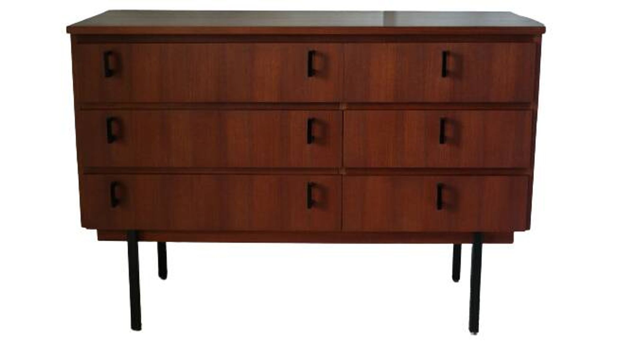 Commode coiffeuse Danoise en teck vintage 1960