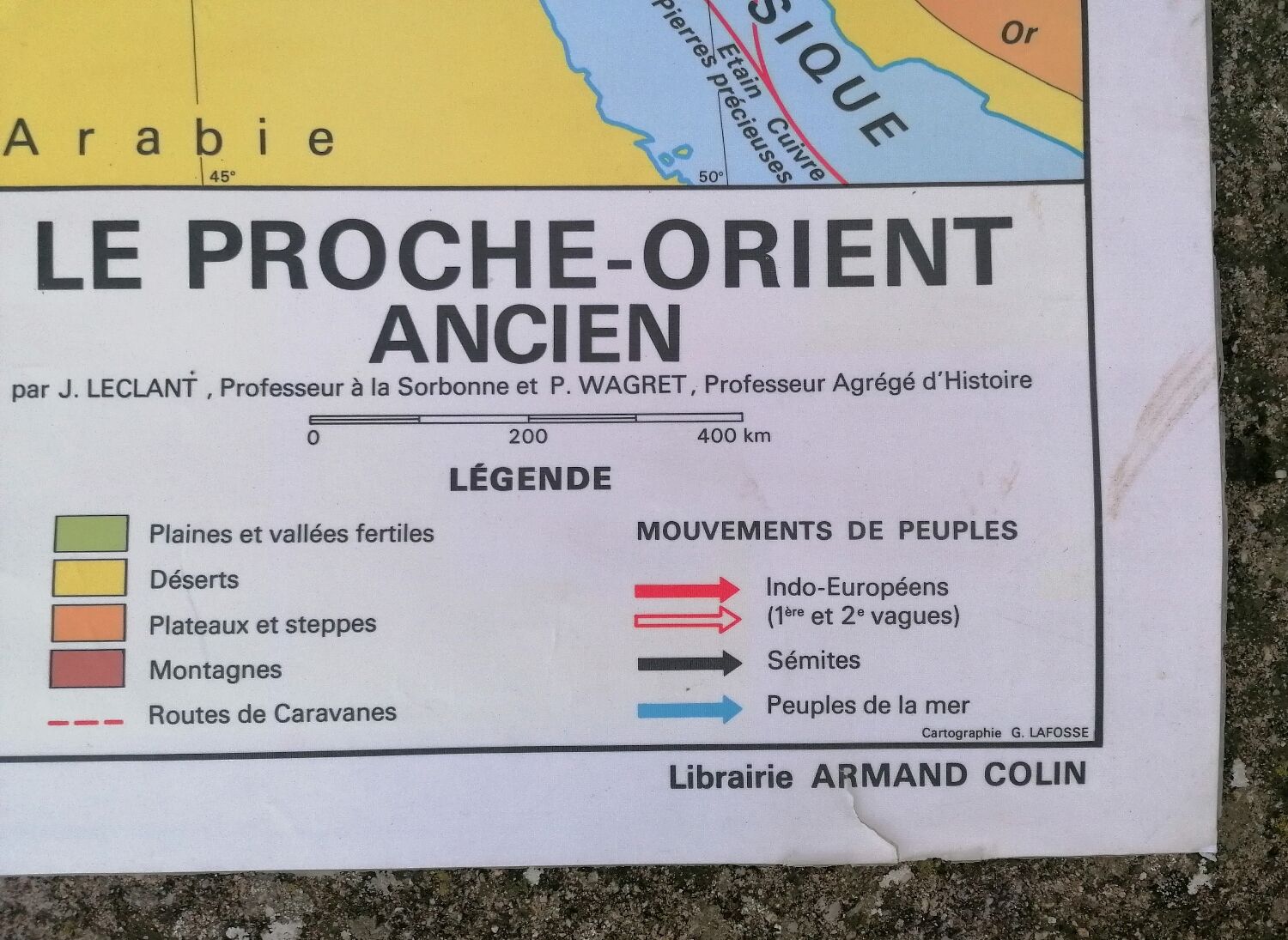 Ancient map Armand Colin History Near East Ancient and Ancient Egypt