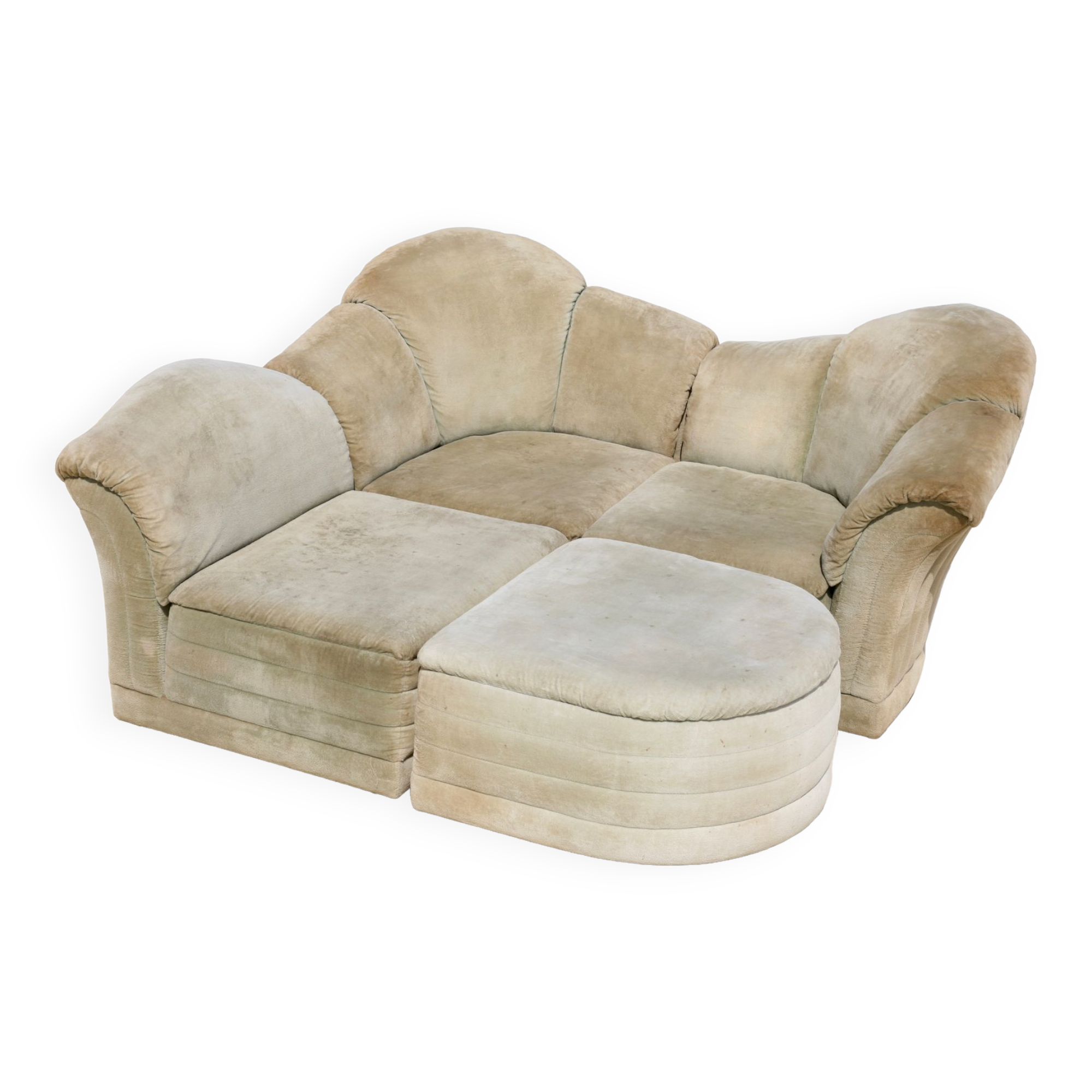 Canapé modulable "vagues". Roche-Bobois. France, circa 1970