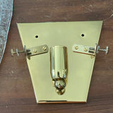 Vintage shell Murano wall lamp