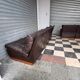 Chauffeuse cuir Roche Bobois
