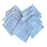 9 embroidered towels