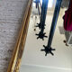 Vintage gold baroque mirror from the 1970s.