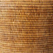 Hand-Woven Rattan Table or Floor Lamp, Burma/Myanmar, Oversized, 1980s