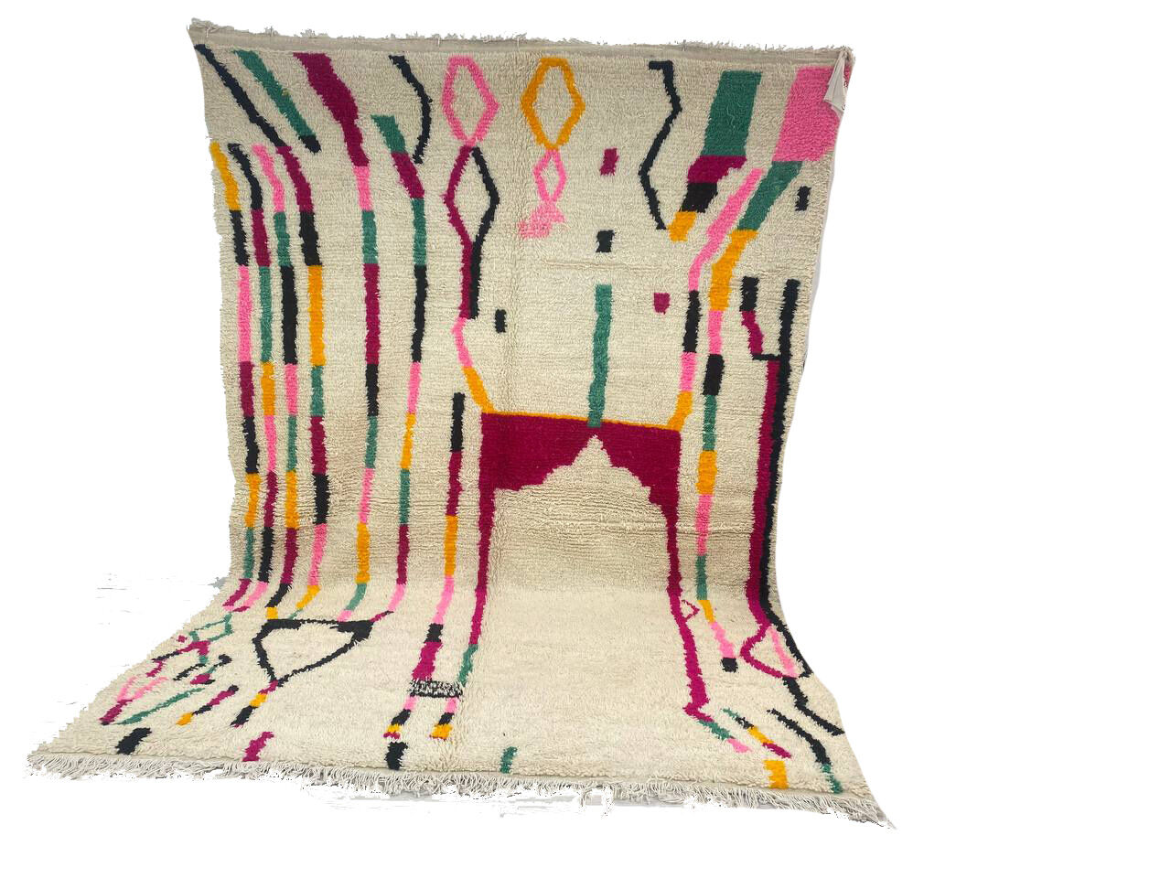 Handmade Moroccan Berber rug 288 x 190 CM