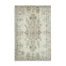 Tapis beige turc unique en son genre noué à la main 200 cm x 305 cm - 25312