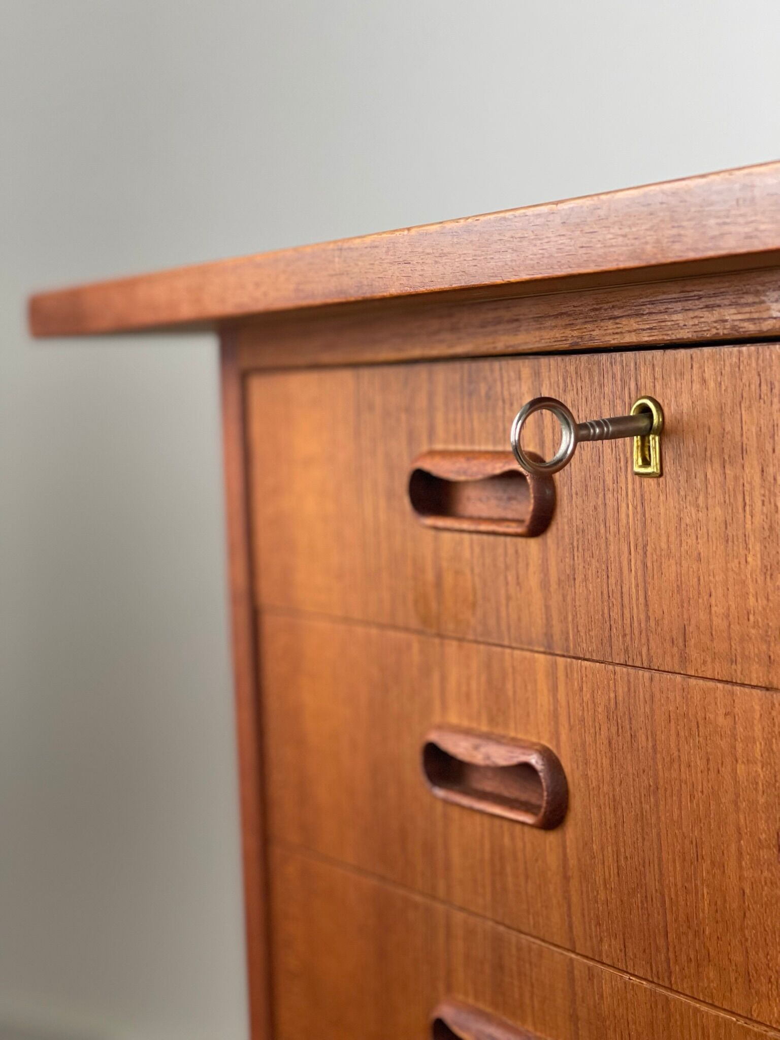Scandinavian teak desk