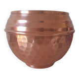 Hammered copper pot cache guaranteed villedieu