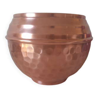Hammered copper pot cache guaranteed villedieu