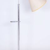 Restored Art Deco Floor Lamp, Chrome, New Electrification, Czechia, 1920s