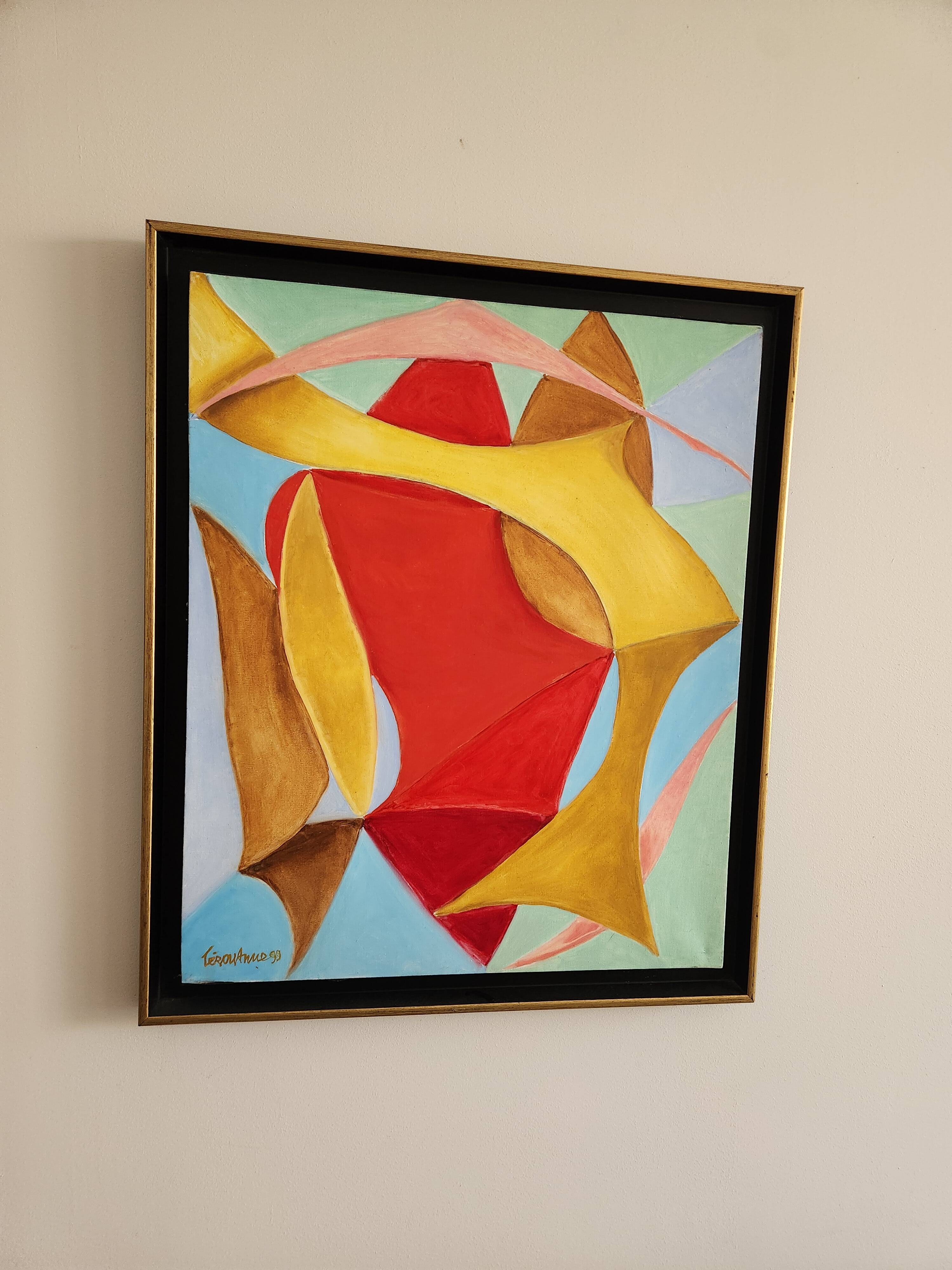 Pair of oils on canvas by lucille terouanne