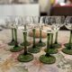 White wine glass cristallerie lehler