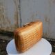 Suitcase vintage wicker