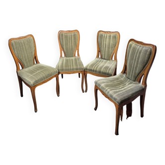 Lot de 4 chaise Art Nouveau
