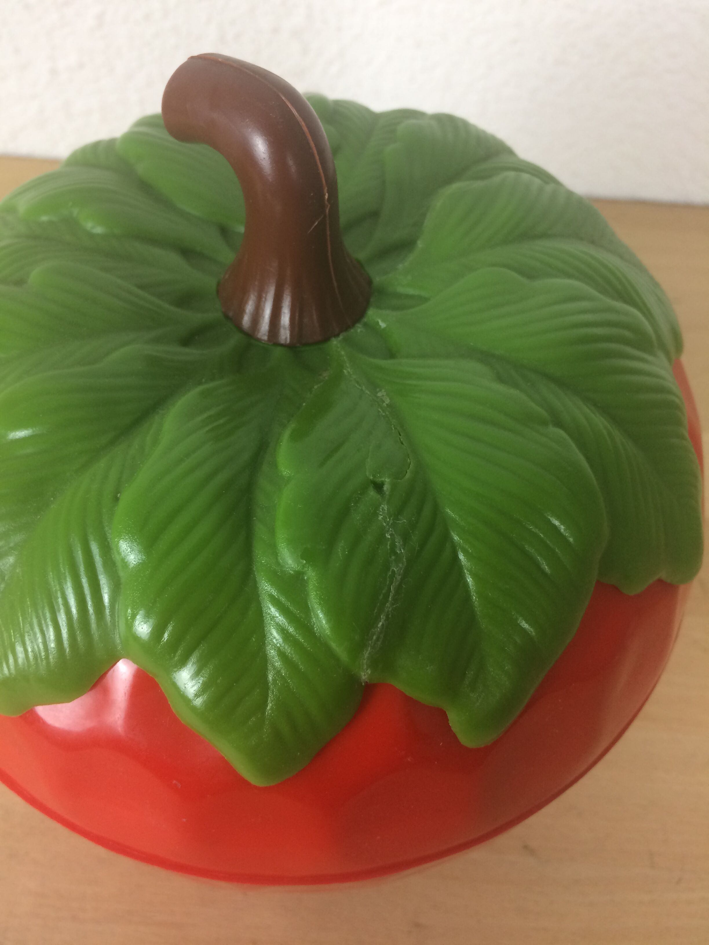 Vintage strawberry ice bucket