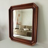 Vintage 60s beveled octagonal mirror 51*40 cm