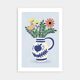 Bouquet d'esparron - illustration a4