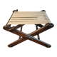 Folding wooden stool