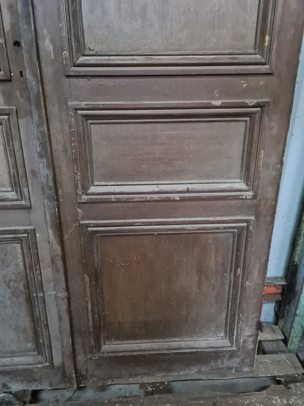 Pair of oak doors