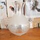 Vintage french glass replacement shade floral decoration frilled top edge 3650