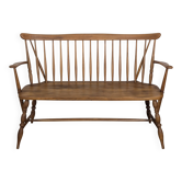Bench, vintage bench in solid wood