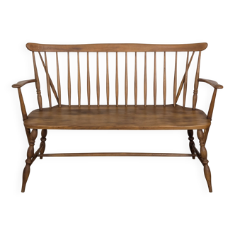 Vintage solid wood bench