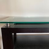 Wooden and glass console
