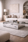 Sculptural Mirror-Polished Stainless Steel Coffee Table by Veliento