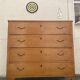 Commode suédoise vintage en bouleau années 50