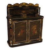 Buffet anglais laqué et peint du XIXe siècle