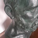 Large plaster bust of Louis Pasteur