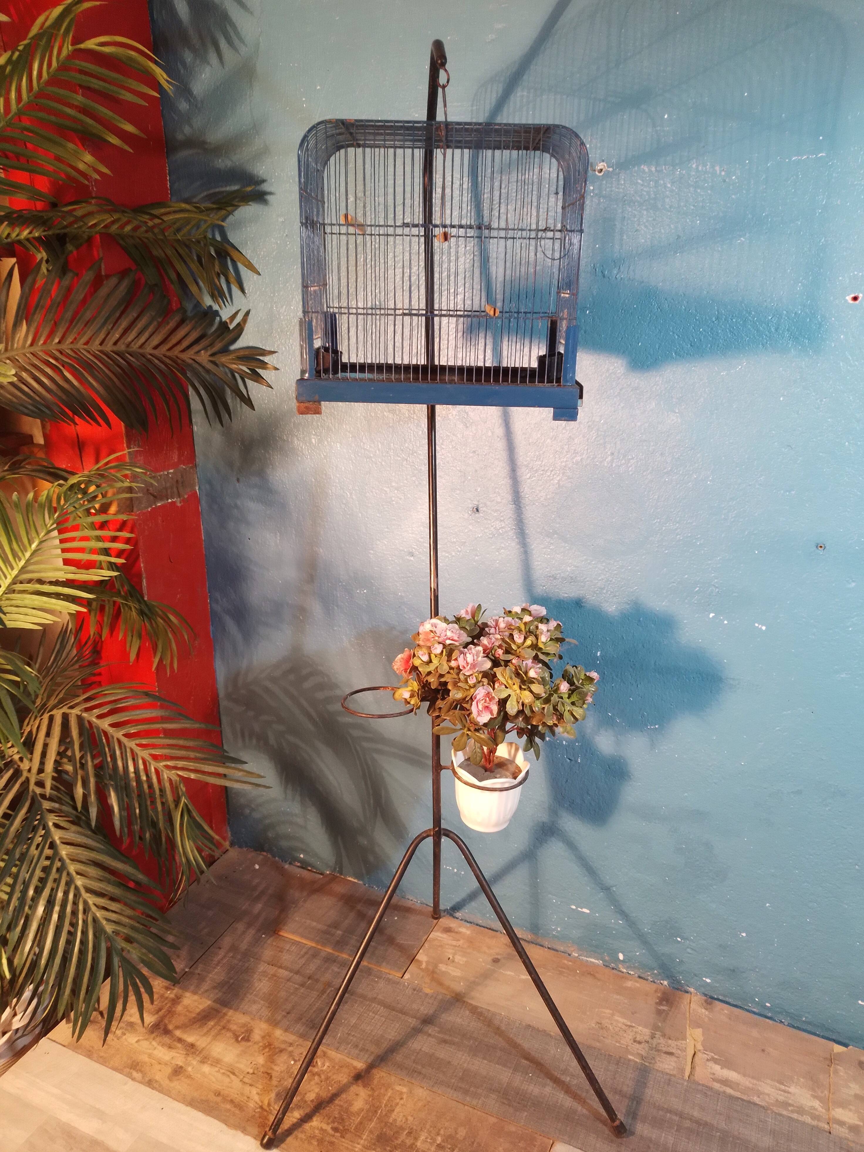 Cage and plant stand 1960s