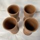 Ensemble de 4 tasses mugs en grès