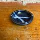 Antique Taizé Ashtray by Daniel De Montmollin, Blue Ceramic, Desi Decor