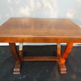 Art Deco lyre table 2 extensions 4/8 guests